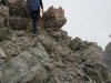 Hazel on rocks (Ball Pass Dec 2013)