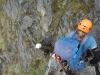 Jeremy and Hazel climbing down a section (Ball Pass Dec 2013)