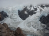 View of the bottom of the Caroline Glacier (Ball Pass Dec 2013)
