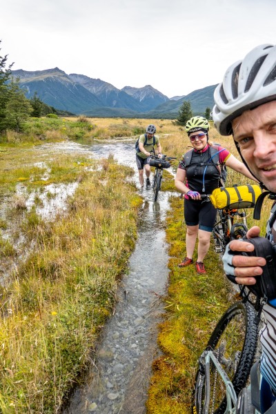 Heading back out (Bikepacking Poulter Jan 2024)