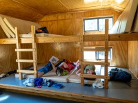 Lazing in the Poulter Hut (Bikepacking Poulter Jan 2024)