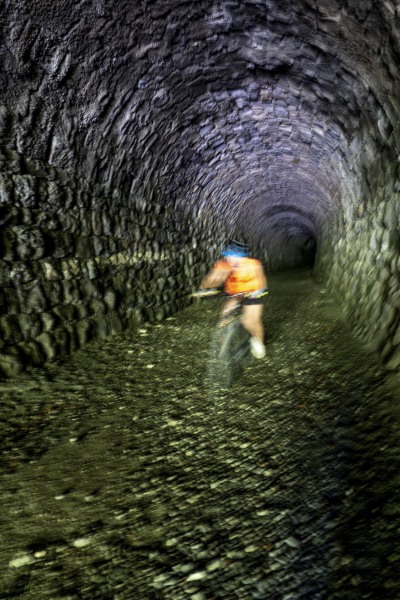 Another tunnel! (Biking Bregenzer Ach August 2023)