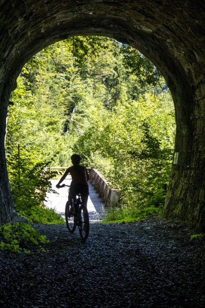 Tunnels are easy (Biking Bregenzer Ach August 2023)