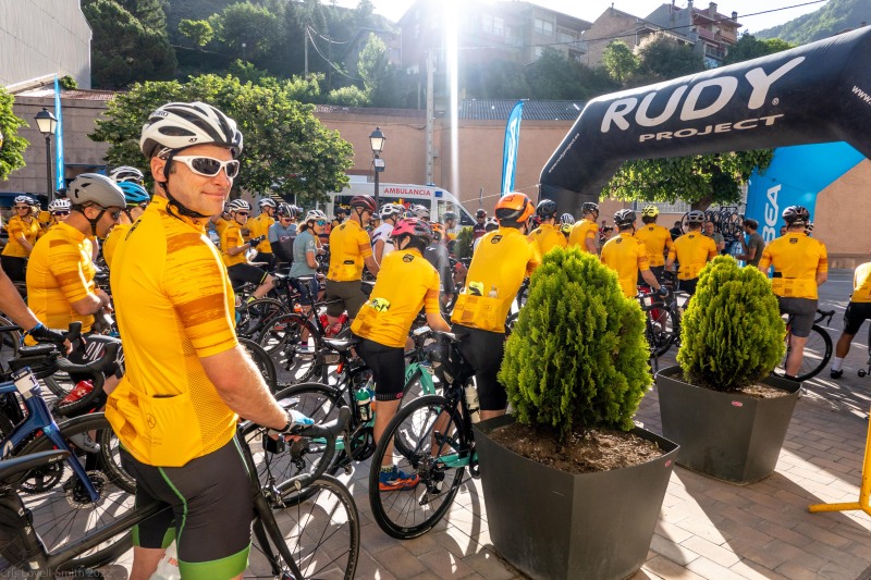 Cris at the start line (Cadi Challenge 2022)