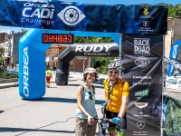 Cris and Ari at the finish line - Stage 2 (Cadi Challenge 2022)