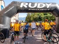 Cris at the start line (Cadi Challenge 2022)