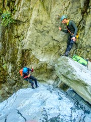 Abseiling (Canyoning Italy 2019)