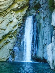 Big waterfall (Canyoning Italy 2019)