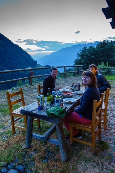 Dinner (Canyoning Italy 2019)