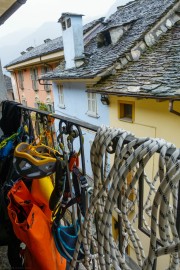 Drying gear (Canyoning Italy 2019)