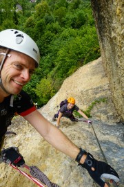 Kaenzele klettersteig (Canyoning Italy 2019)