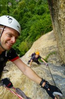 Kaenzele klettersteig (Canyoning Italy 2019)