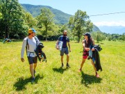 Patrick goes shopping in the meadows (Canyoning Italy 2019)