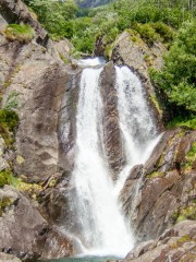 The waterfall above (Canyoning Italy 2019)