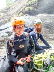 Verena and Pattrick (Canyoning Italy 2019)