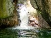 Craig amongst the water (Canyoning Italy 2019)
