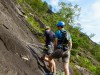 Patrick and Alec climbing (Canyoning Italy 2019)