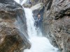 Verena on the rope (Canyoning Italy 2019)