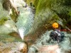 Verena sliding (Canyoning Italy 2019)