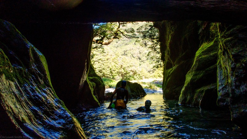 At the end (Canyoning Robinson Creek, Adventures with Craichel Jan 2022)