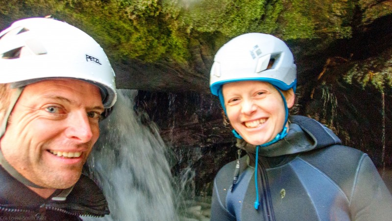 Cris and Rachel (Canyoning Robinson Creek, Adventures with Craichel Jan 2022)