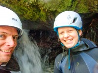 Cris and Rachel (Canyoning Robinson Creek, Adventures with Craichel Jan 2022)