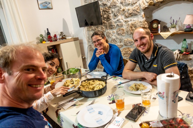Dinner time (Climbing Croatia Oct 2022)