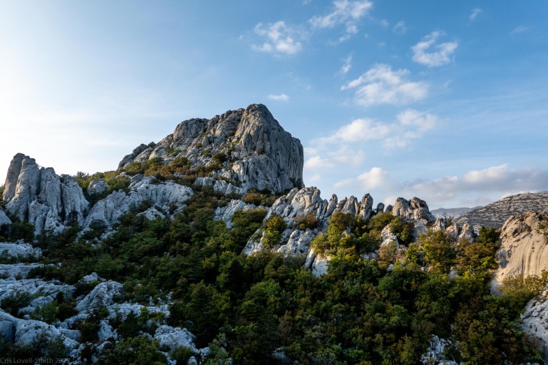 Rocks in the dying sun (Climbing Croatia Oct 2022)