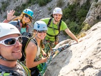 About to abseil (Climbing Croatia Oct 2022)