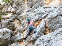 Ari climbing (Climbing Croatia Oct 2022)