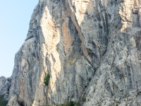 Large rock faces in the park (Climbing Croatia Oct 2022)