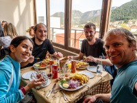 Dinner after climbing (Climbing Greece April 2023)