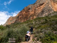 Heading up to climb (Climbing Greece April 2023)