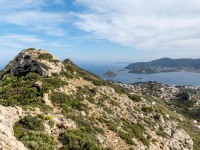 View from the hills near the Athens Airport (Climbing Greece April 2023)