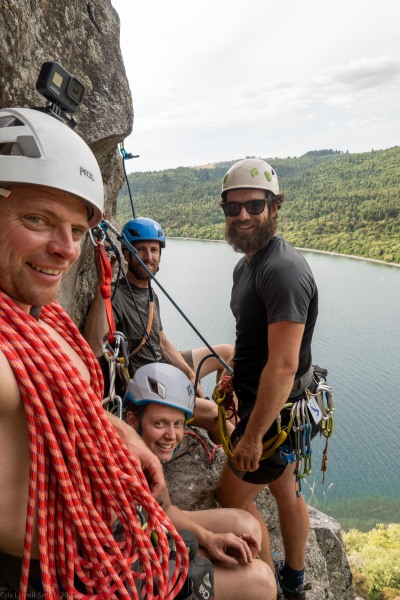 Busy at the anchor (Climbing Kawakawa Bay Jan 2022)
