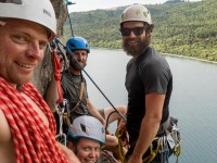 Busy at the anchor (Climbing Kawakawa Bay Jan 2022)