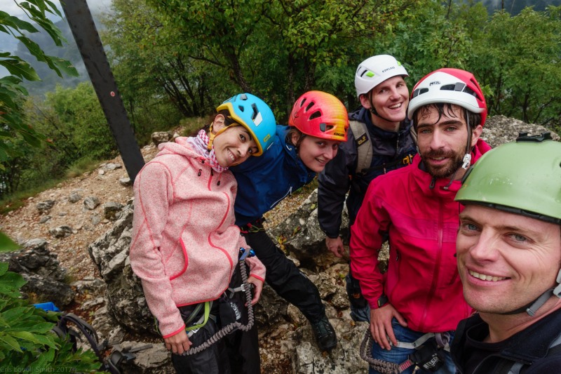 At the top (Climbing in Arco Sept 2017)