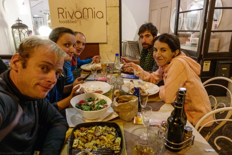 Dinner time (Climbing in Arco Sept 2017)