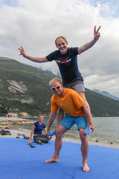 Games at the lake (Climbing Arco 2017)