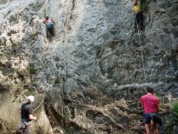 Ari and Angelique climbing (Climbing in Arco Sept 2017)