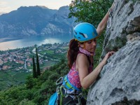 Ari climbing again (Climbing in Arco Sept 2017)