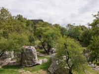 Ari sun bathing (Climbing in Arco Sept 2017)