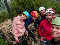 At the top (Climbing in Arco Sept 2017)
