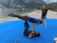 Messing around at the lake (Climbing Arco 2017)