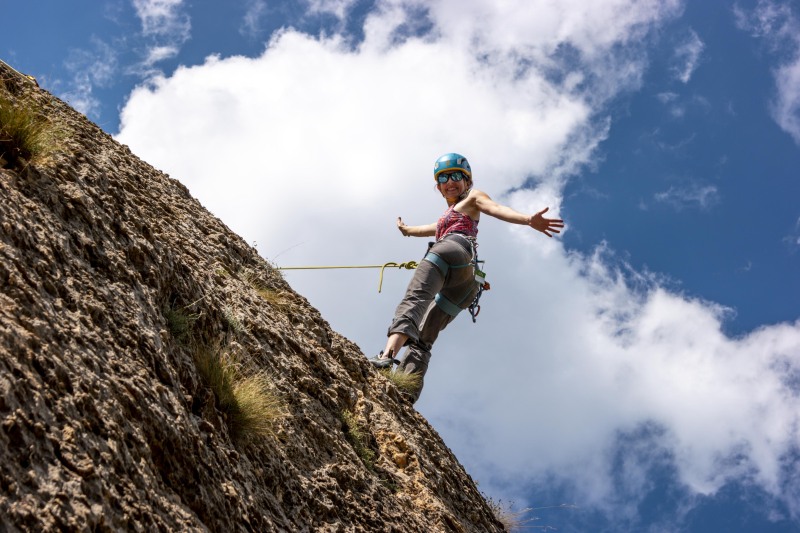 Look no hands (Climbing Margalef May 2024)