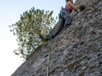Ari climbing again (Climbing Margalef May 2024)
