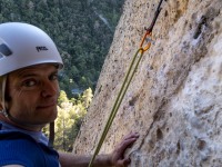 Cris climbing (Climbing Margalef May 2024)