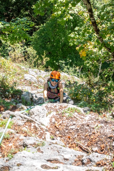 Climbing Flipperl at Plombergstein (Plombergstein Sept 2025)