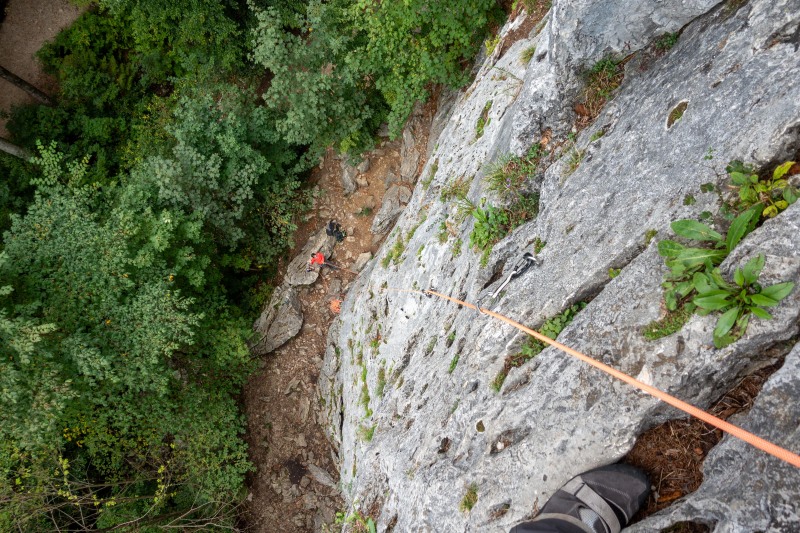 Plombergstein klettergarten climb (Plombergstein Sept 2025)