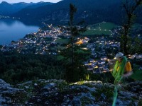 Finishing climbing in the evening (Plombergstein Sept 2025)